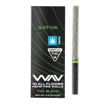 WAV SATIVA 10 Pre-Roll Pack - (4g) Premium Indoor