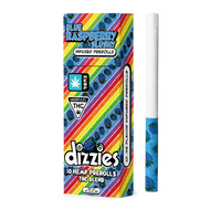 Dizzies Blue Raspberry (4g) 10 Premium Infused Pre-Rolls