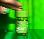 20mg Huxleys ENERGY Gel Caps @ 50ea THC (1000mg/bottle) + GINSENG + NATURAL CAFFEINE