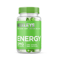 Huxleys ENERGY Gel Caps 50 @ 5mg THC + GINSENG + NATURAL CAFFEINE