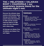 Huxleys SLEEP Gummies - 10 x 10mg THC+ MELATONIN + VALARIAN ROOT + CHAMOMILE